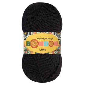 Bonbon 98206 Siyah Lüks Örgü Patik İpi