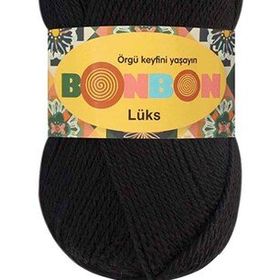 Bonbon 98206 Siyah Lüks Örgü Patik İpi
