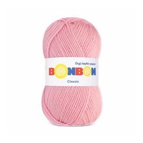 Bonbon 98221 Kristal Toz Pembe El Örgü İpi