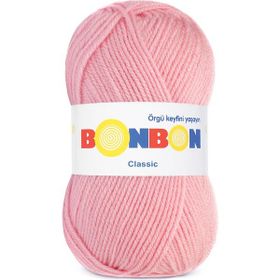 Bonbon 98221 Kristal Toz Pembe El Örgü İpi
