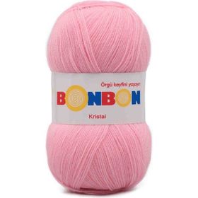 Bonbon 98221 Kristal Toz Pembe El Örgü İpi