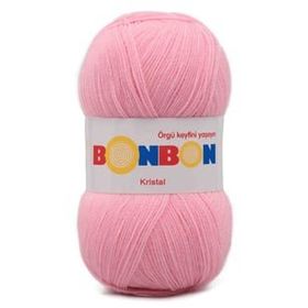 Bonbon 98221 Kristal Toz Pembe El Örgü İpi