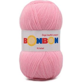 Bonbon 98221 Kristal Toz Pembe El Örgü İpi