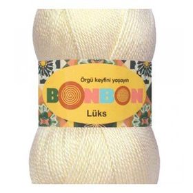 Bonbon 98223 Yünü Krem Lüks Patik İpi