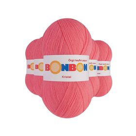 Bonbon 98230 Pembe 5 Adet Kristal El Örgü Lif İpi
