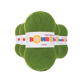Bonbon 98235 Çam Yeşili 5 Adet Kristal El Örgü Lif İpi