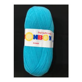 Bonbon 98238 Turkuaz Kristal Örgü Lif İpi