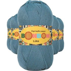 Bonbon 98263 Filiz Yeşili 5 Adet Lüks Patik İpi Yünü