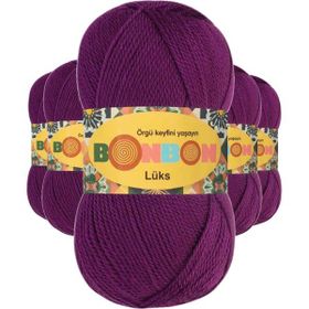 Bonbon 98287 Koyu İspirto 5 Adet Lüks Patik İpi Yünü