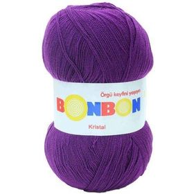 Bonbon 98287 Mürdüm Kristal Örgü Lif İpi