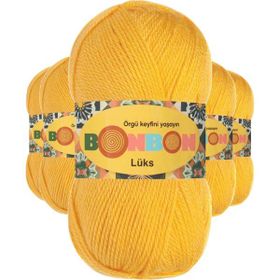 Bonbon 98289 Sarı 5 Adet Lüks Patik İpi Yünü