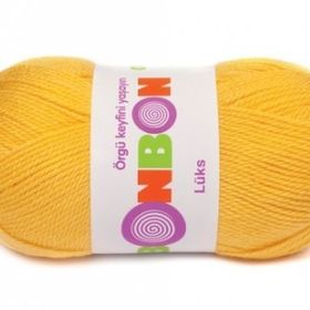 Bonbon 98289 Sarı Lüks Örgü Patik İpi