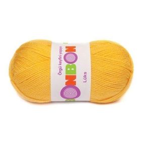 Bonbon 98289 Sarı Lüks Örgü Patik İpi