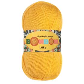 Bonbon 98289 Sarı Lüks Örgü Patik İpi