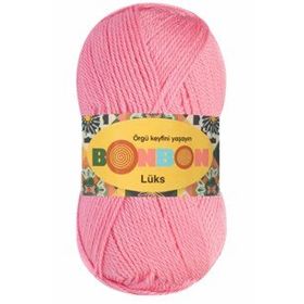 Bonbon 98298 Koyu Pembe Lüks Patik İpi Yünü