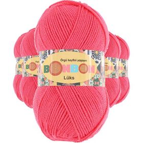 Bonbon 98299 Mercan 5 Adet Lüks Patik İpi Yünü