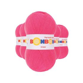 Bonbon 98319 Orkide Pembe 5 Adet Kristal El Örgü Lif İpi