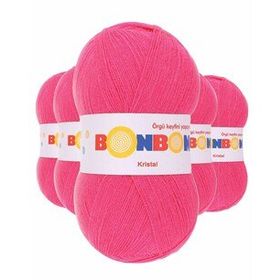 Bonbon 98319 Orkide Pembe 5 Adet Kristal El Örgü Lif İpi
