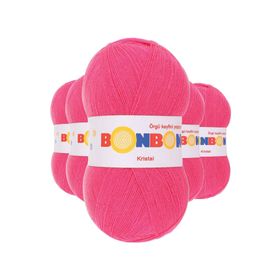Bonbon 98319 Orkide Pembe 5 Adet Kristal El Örgü Lif İpi