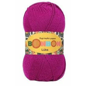 Bonbon 98403 Fuşya Lüks Patik İpi Yünü