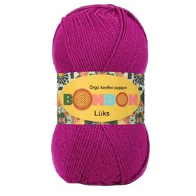 Bonbon 98403 Fuşya Lüks Patik İpi Yünü