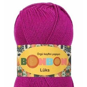 Bonbon 98403 Fuşya Lüks Patik İpi Yünü