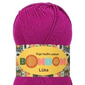 Bonbon 98403 Fuşya Lüks Patik İpi Yünü