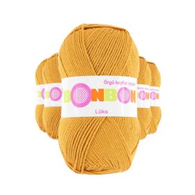 Bonbon 98415 Hardal 5 Adet Lüks Patik İpi Yünü
