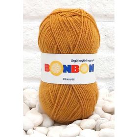Bonbon 98415 Hardal Örgü İpi