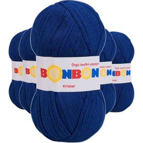 Bonbon 98488 Mavi 5 Adet Kristal El Örgü Lif İpi