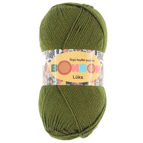 Bonbon 98686 Haki Lüks Örgü Patik İpi