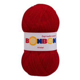 Bonbon Kristal 98211 Alev Kırmızı Örgü İpi