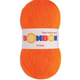 Bonbon Kristal 98215 Turuncu Örgü İpi