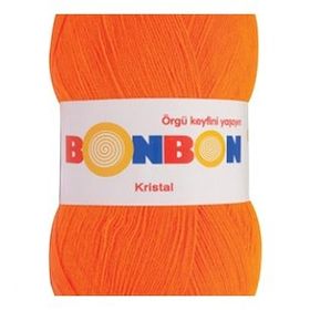 Bonbon Kristal 98215 Turuncu Örgü İpi
