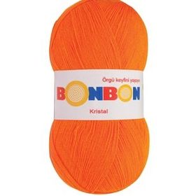 Bonbon Kristal 98215 Turuncu Örgü İpi