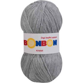 Bonbon Kristal 98233 Açık Gri Örgü İpi