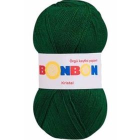 Bonbon Kristal 98596 Koyu Yeşil Örgü İpi