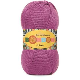 Bonbon Lüks 98402 Fuşya Örgü İpi