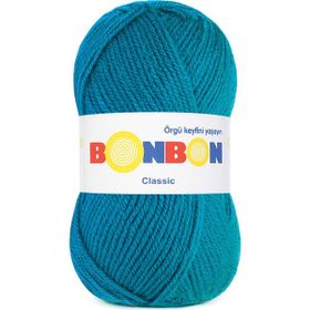 Bonbon Lüks 98685 Koyu Turkuaz Örgü İpi