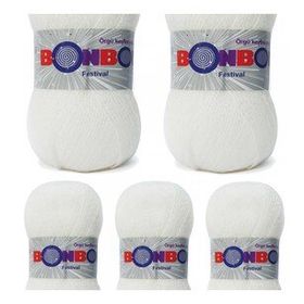 Bonbon Renk No:200 5 Adet Festival Simli Örgü İpi Yünü