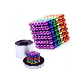 Boncuk Lego Magnet Neo Cube 216 Adet 5 mm Gümüş Karışık Mıknatıs