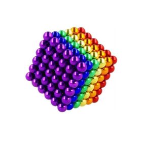 Boncuk Lego Magnet Neo Cube 216 Adet 5 mm Gümüş Karışık Mıknatıs