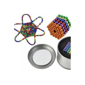 Boncuk Lego Magnet Neo Cube 216 Adet 5 mm Gümüş Karışık Mıknatıs