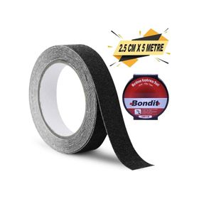 Bondit 25 mm x 5 m Siyah Merdiven Zemin Kaydırmaz Kaymaz Bant