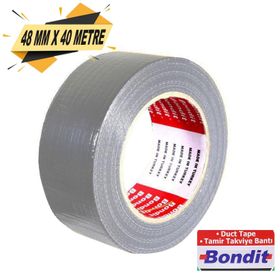 Bondit 48 mm x 40 m Duct Tape Gri Çok Amaçlı Tamir Bandı