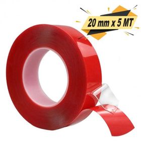 Bondit Şeffaf Çift Taraflı 20 mm x 5 m Montaj Bandı
