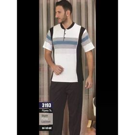 Bone 3193 Beyaz Erkek Pijama Takımı