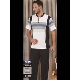 Bone 3193 Beyaz Erkek Pijama Takımı