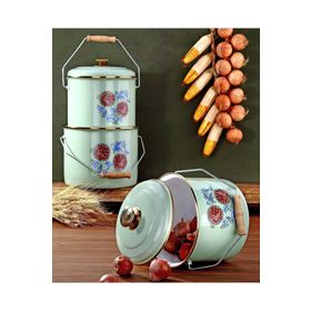 Bonera 14-16-18 cm 3'lü Hardal Sarısı Emaye Bakraç Set