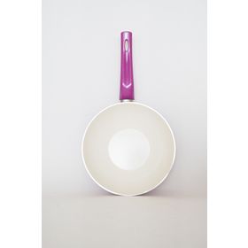 Bonera 24 cm Fuşya Wok Tava